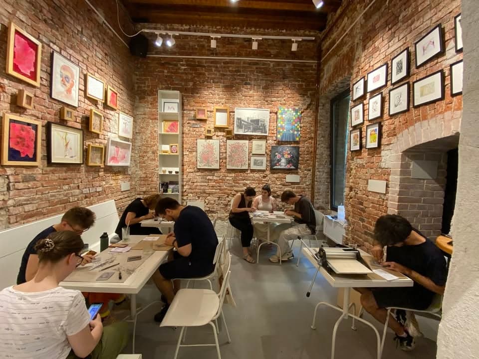 Cafeneaua ART-AN-TE Universitate, București interior